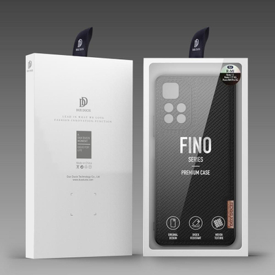 Mbrojtëse telefoni Dux Ducis Fino për Poco M4 Pro 5G, najlon, e zezë