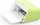 Makinë prerëse kreative Coolinbo Mini, kompakte tavoline, për letra dhe sticker, jeshile e bardhë