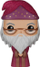Figurë vinili Funko POP Harry Potter Albus Dumbledore 04, 9.5cm, shumëngjyrëshe