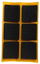 Padesa ngjitëse Alphacool, 2.5mm, 30x30mm, të zeza