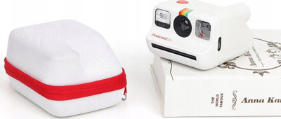 Çantë mbrojtëse Loveinstant për Polaroid Go, plastikë e fortë, e bardhë