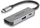 Адаптер USB-C Delock 87765, HDMI 4K 60Hz, USB-A и USB-C PD 95W, сив
