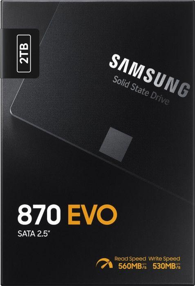 Disk SSD Samsung 870 EVO, 2 TB, 2.5'', SATA III 