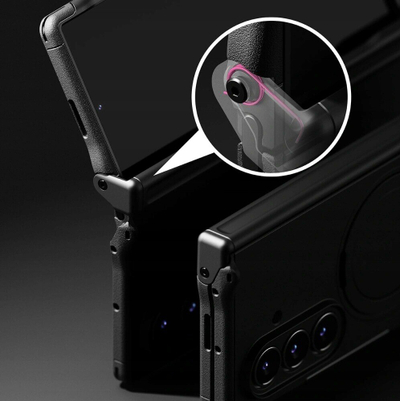 Mbrojtëse telefoni Ringke Alles Magnetic MagSafe, Samsung Galaxy Z Fold7, me mbajtëse, e zezë