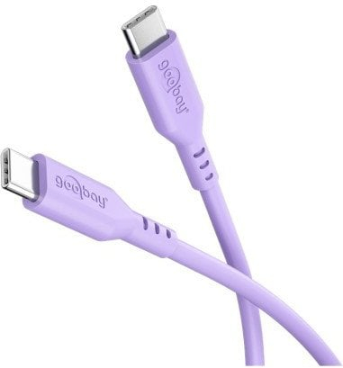 Kabllo USB C Goobay silikoni, 1.5 m, USB 2.0, 60W, vjollcë