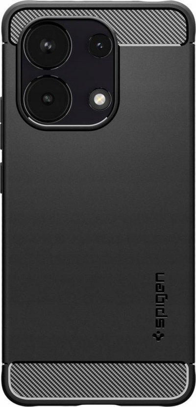 Kapak telefoni Spigen Rugged Armor, Xiaomi Redmi Note 13, TPU, i zi matte