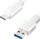 Kabllo USB LogiLink CU0175, USB A në USB C, 3.2 Gen 1, 1.5m, e bardhë