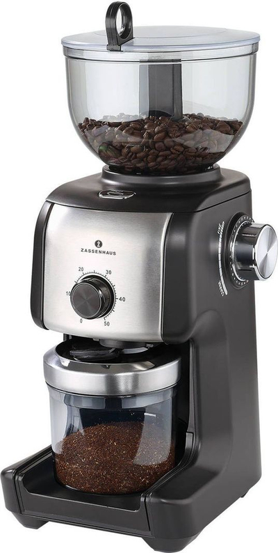Mulli për kafe Zassenhaus (ZS-043020), 130W, i zi