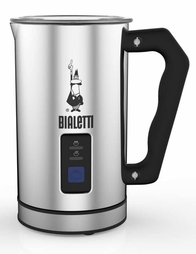 Shkumues qumështi Bialetti Milk Frother 4430, elektrik, çelik inox, argjendtë