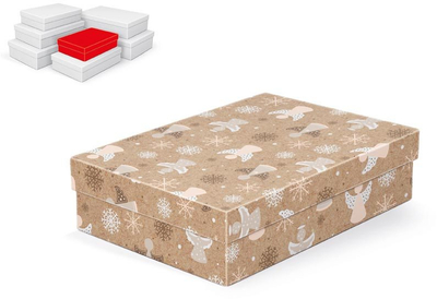 Kuti dhuratash BN Gift Box, 24x16x6cm, karton, ngjyrë natyrale