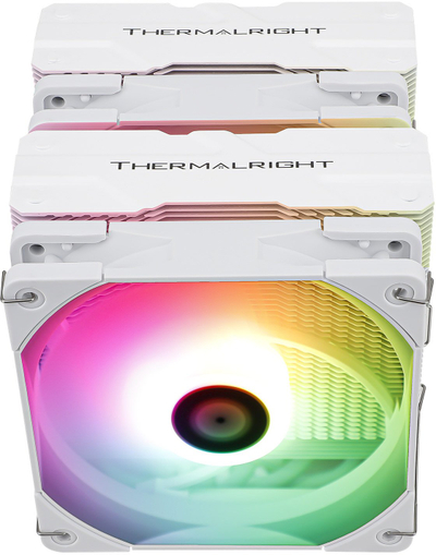 Ладилник за процесор Thermalright Peerless Assassin 120 White ARGB, две кули, 120mm, бел
