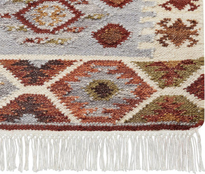 Tapet leshi PROSHYAN Wool Kilim, 80 x 150 cm, shumëngjyrësh