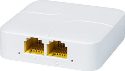 Adapter rrjeti Mini RJ45 Network Splitter, 2xRJ45, 1000Mb/s, i bardhë