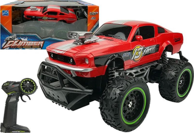 Makina me telekomandë Lean Sport R/C High Wheels, off road, shkallë 1:20, e kuqe