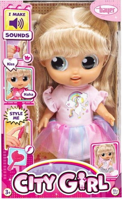Kukull Bayer City Girl 93221AD, 31 cm, me tinguj