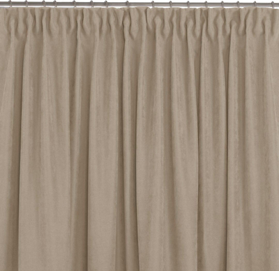 Perde blackout Homede Milana, 140 x 245 cm, poliester, ngjyrë rëre