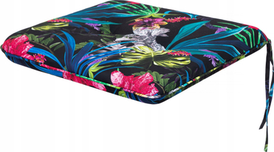 Jastëk kopshti HOBBYGARDEN BELLA, 50x43 cm, motiv me gjethe, shumëngjyrësh