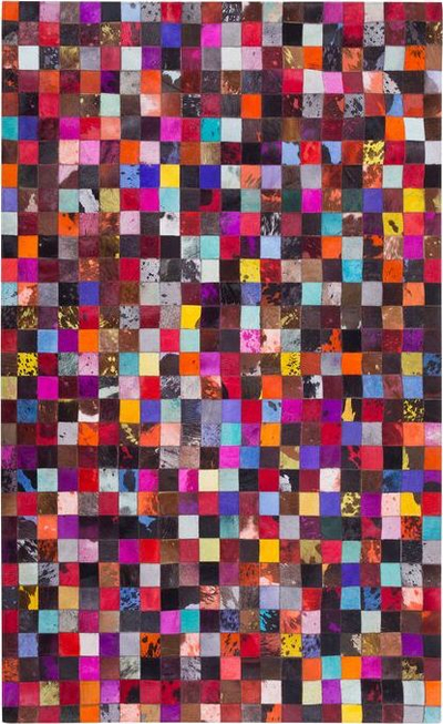 Tapet ENNE Cowhide Area Rug, lëkurë natyrale, 200 x 300 cm, shumëngjyrësh