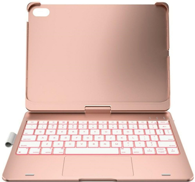 Kuti tastiere Typecase Flexbook Touch për iPad 11" A16 2025, kompatibile me iPad 10.9" 2022, rozë