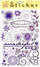 Ngjitës dekorativ Galeria Hobby Artistic Decal 351, 15.5x23cm, shumëngjyrësh