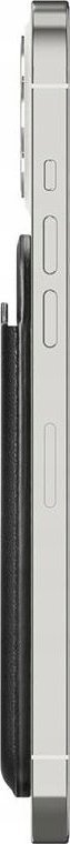 Магентен портфељ MagSafe Spigen Valentinus, за 3 картички, PU кожа, црн