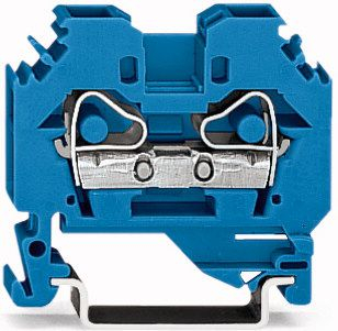 Terminal shine Wago 282-104, 2 përçues, 6mm², blu