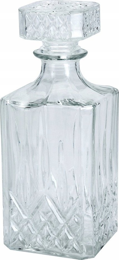 Karafe kristali për whisky, 900ml, transparente