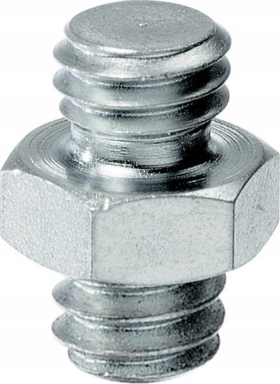Adapter spigot Manfrotto, 3/8" në 3/8", metalik