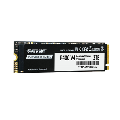 SSD М.2 Patriot Мемори P400 V4, 2TB, NVMe, сива