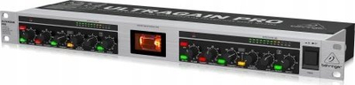 Preamplifikator mikrofoni Behringer Ultragain Pro MIC2200 V2, 2 kanale, për raft 19", ngjyrë argjendtë