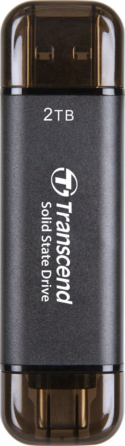 SSD i jashtëm Transcend ESD310C, 2TB, USB Type A edhe C, i zi