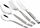 Set takëme Berlinger Haus BH-2153 Satin, 24 copë, të argjendta