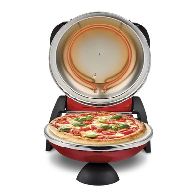 Furra për pizza G3Ferrari Delizia G10006, elektrike, deri 400°C, e kuqe