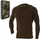 Bluzë termike Brubeck Ranger Thermo për burra, madhësia XL, khaki