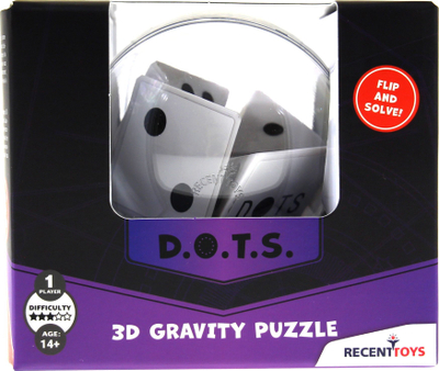 Lojë tavoline D.O.T.S Puzzle Game, puzzle logjik, kompakte, shumëngjyrëshe