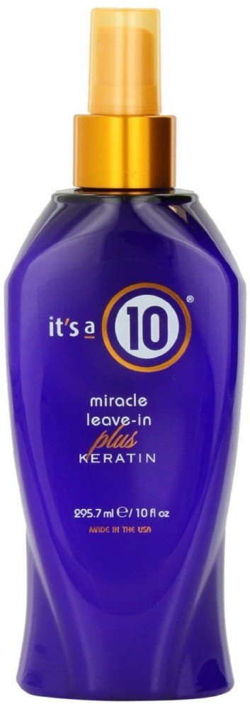 Spray flokësh Its a 10 Miracle Leave In Plus Keratin, trajtim leave in, 295ml