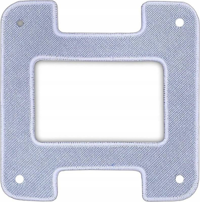 Set leckash mikrofibre Hobot 2S, 3 copë, për pastrim xhamash, blu