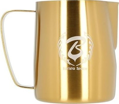 Каничка за млеко Barista Space Colorful Sandy Golden, 350ml, златна