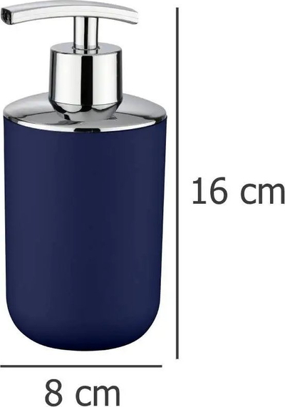 Dozator sapuni Wenko Brasil, 320 ml, plastikë, i zi