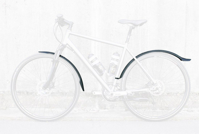 Mbrojtëse balte biçiklete SKS Velo 55 Cross, përpara dhe mbrapa, 28", të zeza