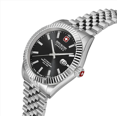 Orë burrash Swiss Military Hanowa Diligenter Automatic SMWGL0002101, argjend