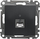 Prizë rrjeti Schneider Sedna Design Compact RJ45, 1 port, antracit e zezë