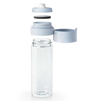 Shishe uji me filtër Brita Vital, 0.6L, plastike pa BPA, pastel blu