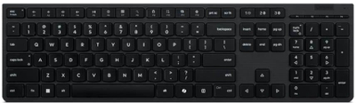 Tastierë Lenovo Professional Wireless Rechargeable, Bluetooth, layout lituanez, gri e errët
