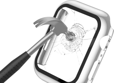 Mbulesë mbrojtëse Alogy Case Housing 1 për Apple Watch 4 5 6 SE, ngjyrë argjendi