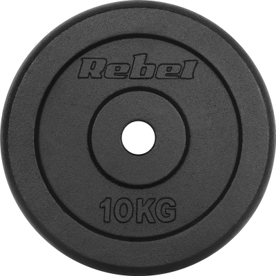 Сет тегови од сиво леано железо Rebel Active, 2x10kg 20kg, дупка 31mm