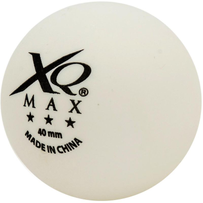 Toptha pingpongu XQMAX 3 Stars, 40mm, 12 copë, të bardha