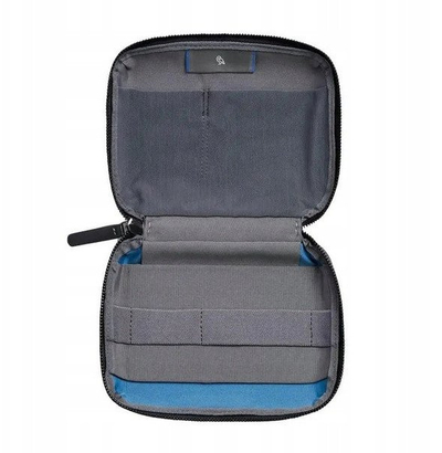 Organizues elektronikash Bellroy Tech Kit Compact, xhepa elastikë, prej cope të ricikluar, i zi