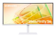 Monitor Samsung ViewFinity S6, 34", VA, UWQHD, i bardhë
