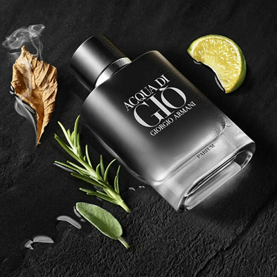 Set për meshkuj Giorgio Armani Acqua Di Gio Pour Homme Parfum, parfum rimbushës 100 ml + parfum 15 ml